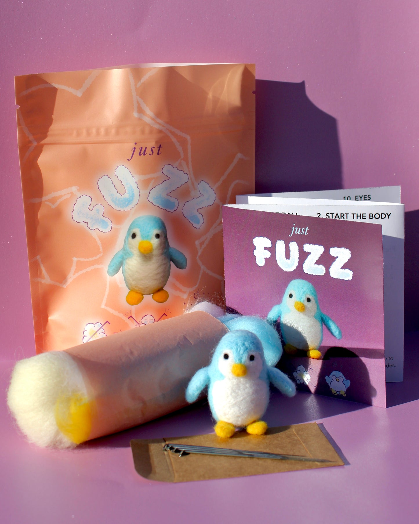 penguin needle felting kit