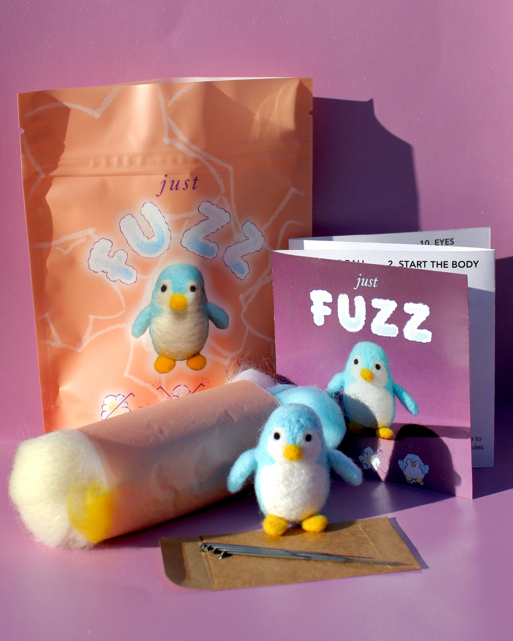 penguin needle felting kit
