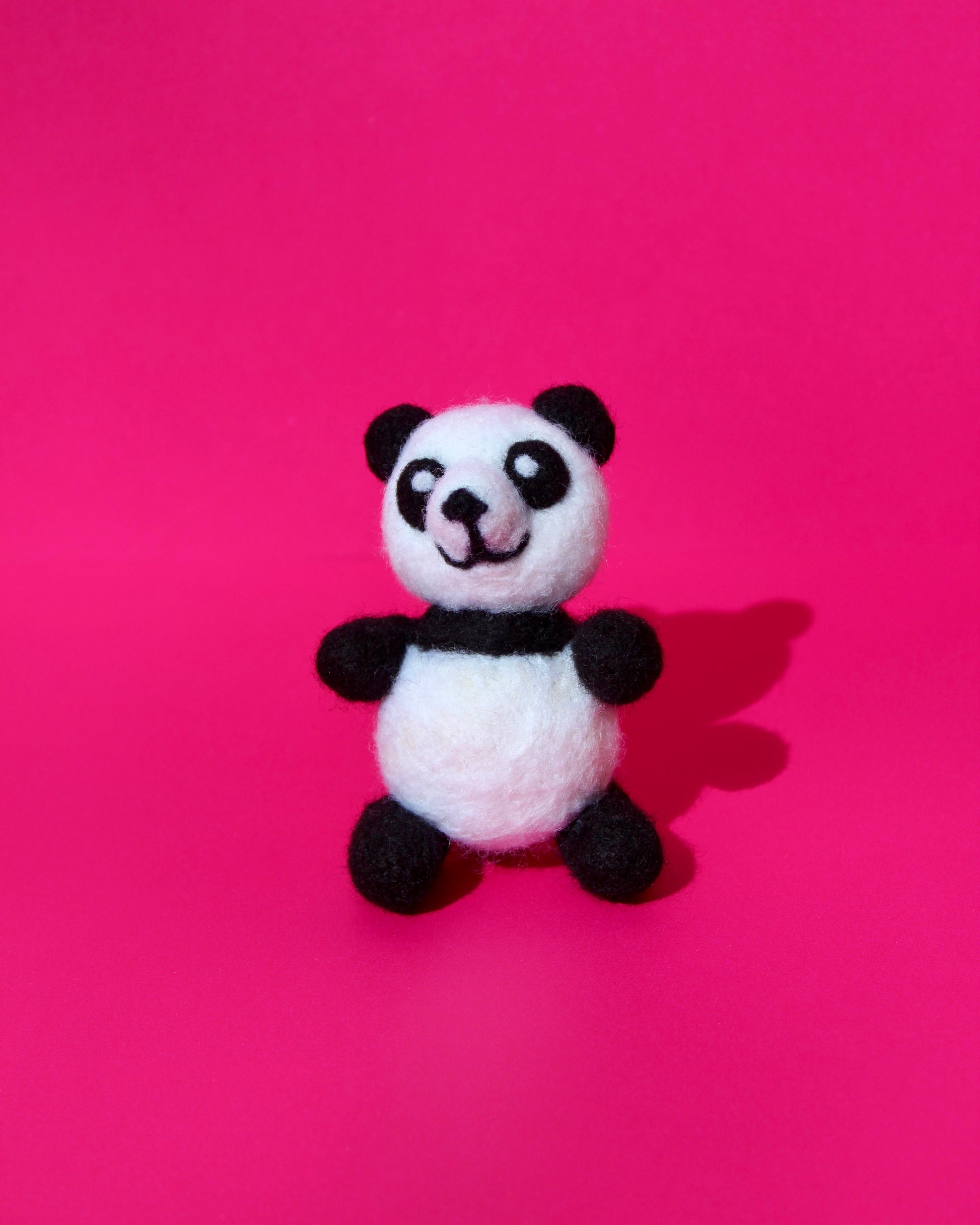 needle felt (needlefelt) panda